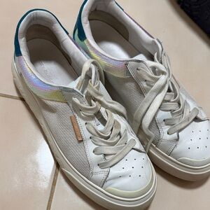 Tory Burch Women's White and Multicolor Sneakers